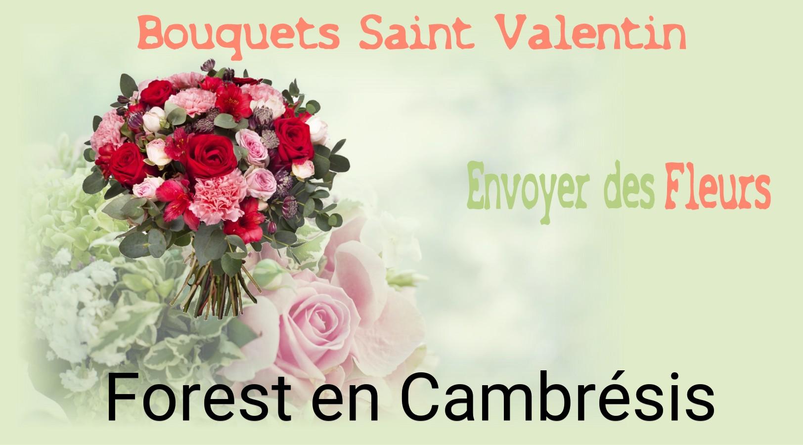 Roses de Saint-Valentin livrées à Forest-en-Cambrésis